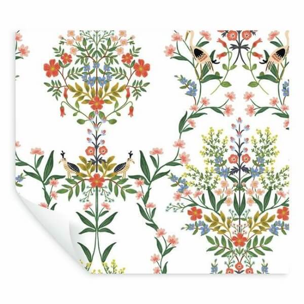 Luxembourg White Peel & Stick Wallpaper