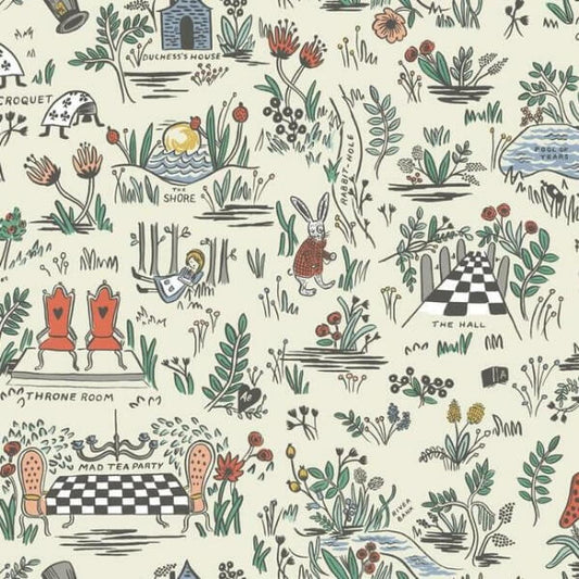 Wonderland Pastel Peel & Stick Wallpaper