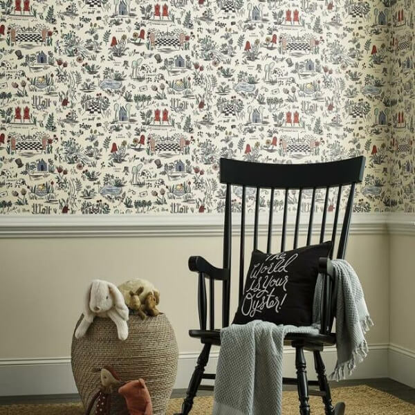 Wonderland Pastel Peel & Stick Wallpaper