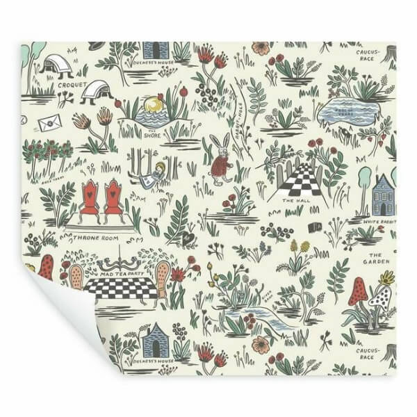 Wonderland Pastel Peel & Stick Wallpaper
