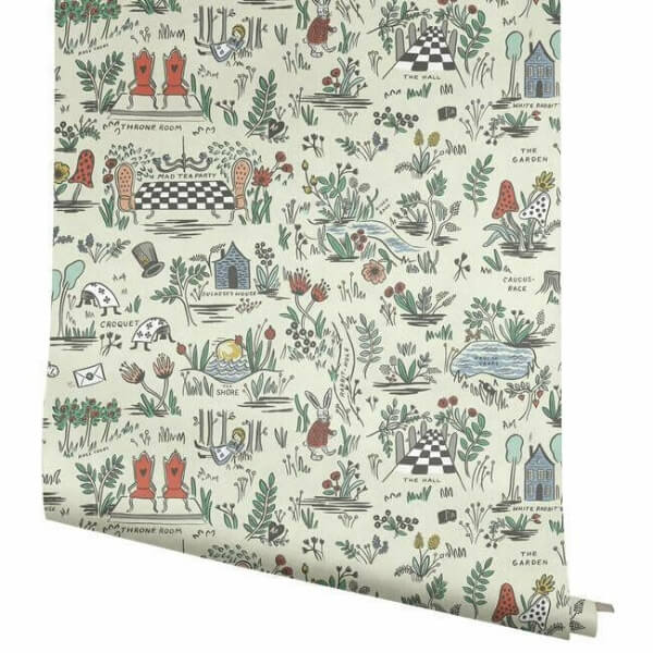 Wonderland Pastel Peel & Stick Wallpaper