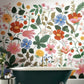 Strawberry Fields White Peel & Stick Wall Mural