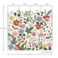Strawberry Fields White Peel & Stick Wall Mural