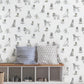 Dog's Life Silver & Gold Peel & Stick Wallpaper
