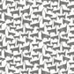 Cat Tails Black Peel & Stick Wallpaper