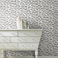Cat Tails Black Peel & Stick Wallpaper