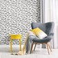 Cat Tails Black Peel & Stick Wallpaper