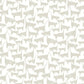 Cat Tails Beige Peel & Stick Wallpaper