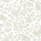 Botanical Bunnies Beige Peel & Stick Wallpaper