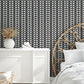 Elegant Birds Black & Gold Metallic Peel & Stick Wallpaper