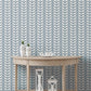 Elegant Birds Blue Peel & Stick Wallpaper