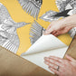 Feather Flight Yellow Peel & Stick Wallpaper
