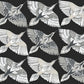 Feather Flight Black Peel & Stick Wallpaper