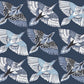 Feather Flight Blue Peel & Stick Wallpaper