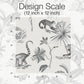 Botanicals & Lemurs Grey Peel & Stick Wallpaper