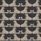 Reclining Cheetahs Black Peel & Stick Wallpaper