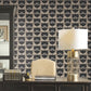 Reclining Cheetahs Black Peel & Stick Wallpaper