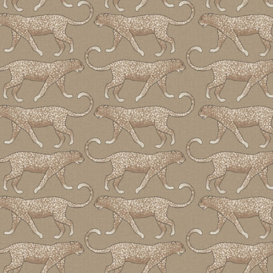 Big Cat Walk Brown Peel & Stick Wallpaper