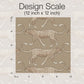 Big Cat Walk Brown Peel & Stick Wallpaper
