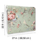 Parrots with Floral Bouquets Eucalyptus Peel & Stick Wallpaper