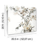 Wild Flowers Neutral Peel & Stick Wallpaper