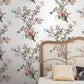 Wild Flowers Rose Peel & Stick Wallpaper