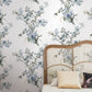 Wild Flowers Jade Peel & Stick Wallpaper