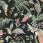 Fiji Garden Black Peel & Stick Wallpaper
