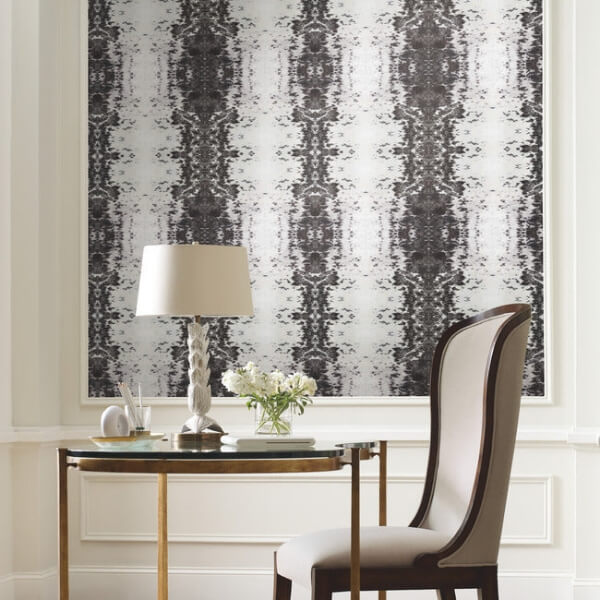 Marbled Appaloosa Black Peel & Stick Wallpaper