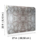 Rose Dapple Warm Grey Peel & Stick Wallpaper