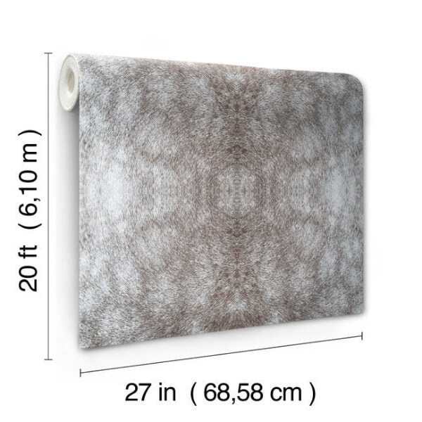 Rose Dapple Warm Grey Peel & Stick Wallpaper