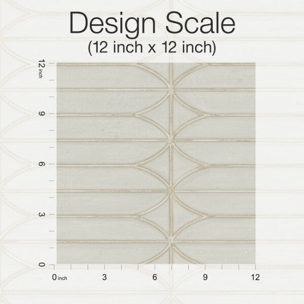 Pavilion Taupe Peel & Stick Wallpaper
