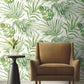 Paradise Palm Green Peel & Stick Wallpaper