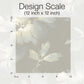 Midnight Blooms Light Blue & Grey Peel & Stick Wallpaper