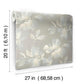 Midnight Blooms Light Blue & Grey Peel & Stick Wallpaper