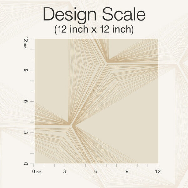 Honeycomb Sand & Gold Peel & Stick Wallpaper