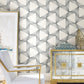 Honeycomb Charcoal Peel & Stick Wallpaper