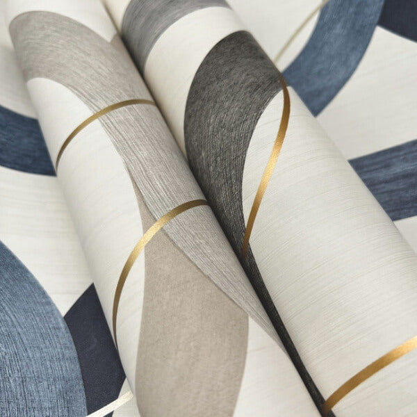 Interlock Light Taupe Peel & Stick Wallpaper