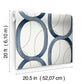 Interlock Navy Peel & Stick Wallpaper