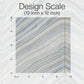 Onyx Strata Mist Blue Peel & Stick Wallpaper