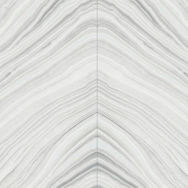 Onyx Strata Sheer Grey Peel & Stick Wallpaper