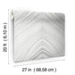 Onyx Strata Sheer Grey Peel & Stick Wallpaper
