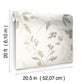 Linden Flower Soft Neutral Peel & Stick Wallpaper