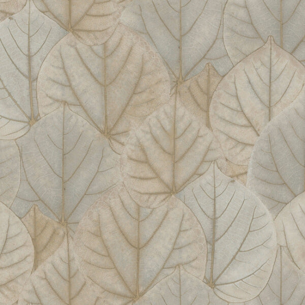 Leaf Concerto Warm Taupe Peel & Stick Wallpaper