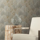 Leaf Concerto Warm Taupe Peel & Stick Wallpaper