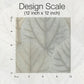 Leaf Concerto Blue & Taupe Peel & Stick Wallpaper