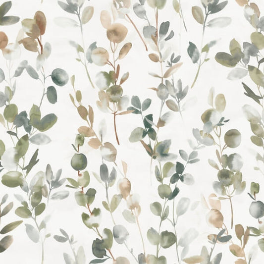 Joyful Eucalyptus Green Peel & Stick Wallpaper