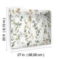 Joyful Eucalyptus Green Peel & Stick Wallpaper