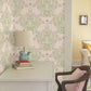 Cottontail Toile Pink & Chartreuse Peel & Stick Wallpaper