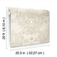 Cottontail Toile Wicker Peel & Stick Wallpaper